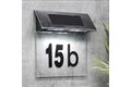  LED-Hausnummer, Solar, 19 x 18,5 x 5cm