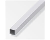 Alu Vierkantrohr 10x10 mm, 1 m (silber)