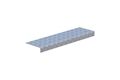  Riffelblechprofil HG11, Alu-Natur, 1000x137x30 mm