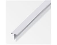 Alu T-Profil 15x15 mm, 1 m (silber)