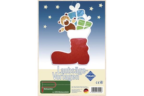  Laubsägevorlage, Nikolausstiefel