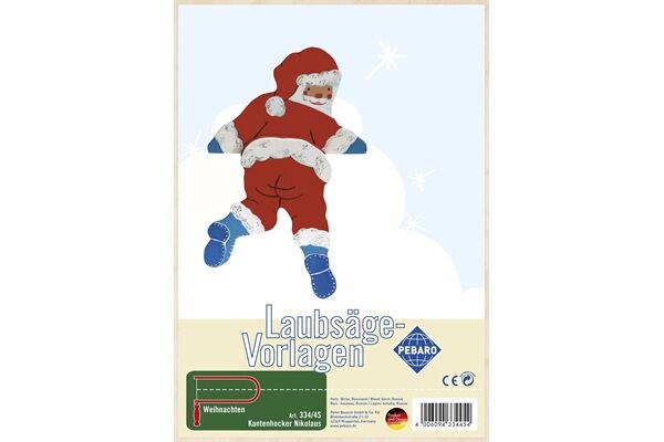  Laubsägevorlage, Kantenhocker Nikolaus