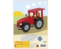 Laubsägevorlage, Traktor
