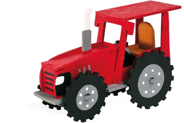  Laubsägevorlage, Traktor