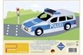  Laubsägevorlage, Polizeiauto