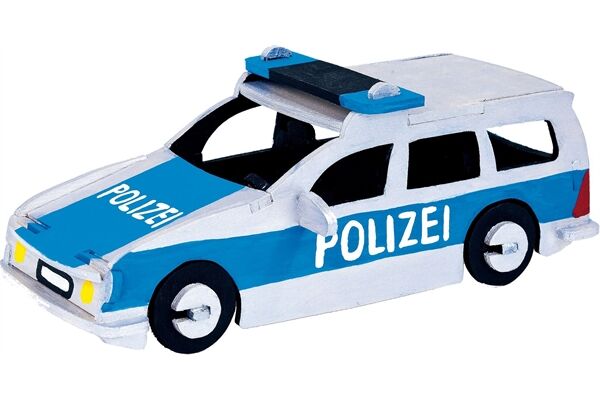  Laubsägevorlage, Polizeiauto