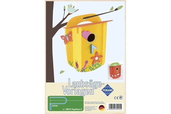  Laubsägevorlage, Vogelhaus II