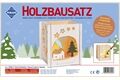 5 tlg. Holzbausatz Teelichthalter, Haus