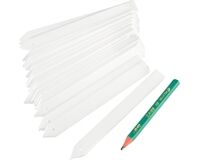 Stecketiketten, 50 Stk. + Stift