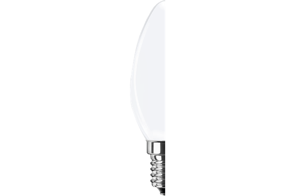2x LED Kerzenform C35 E14, 4,5W, 470lm, 2700K, WW