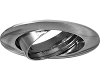 Bajonett Einbaurahmen für LED Reflektor, rund (silber)