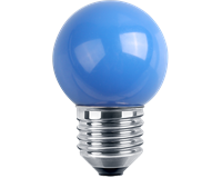 LED Deko, MiniGlobe, IP44, 1W E27 (blau)