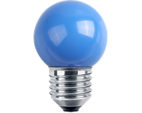 LED Deko, MiniGlobe, IP44, 1W E27 (blau)