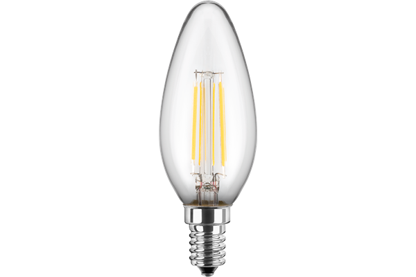  LED Kerzenform 4,5W (40W), E14, 470lm, 2700K, WW