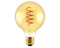 LED Vintage G95, E27, 5W, 250lm, 1800K, WW
