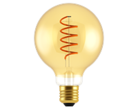 LED Vintage G95, E27, 5W, 250lm, 1800K, WW