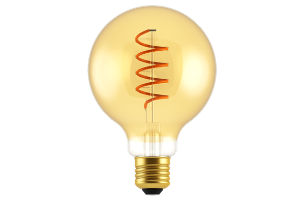  LED Vintage G95, E27, 5W, 250lm, 1800K, WW