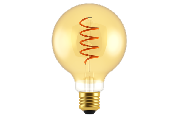  LED Vintage G95, E27, 5W, 250lm, 1800K, WW