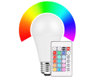 LED Birnenform 6W (40W), E27, 470lm, RGB+WW