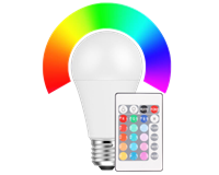 LED Birnenform 6W (40W), E27, 470lm, RGB+WW