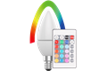  LED Kerzenform 5W (25W) E14, 250lm, RGB+WW