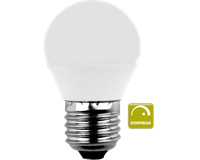 LED SMD Miniglobe G45, 5,5W, E27, 470lm, 2700K, WW
