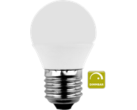 LED SMD Miniglobe G45, 5,5W, E27, 470lm, 2700K, WW