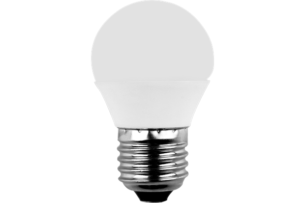 LED SMD Miniglobe G45, 3W, E27, 250lm, 2700K, WW
