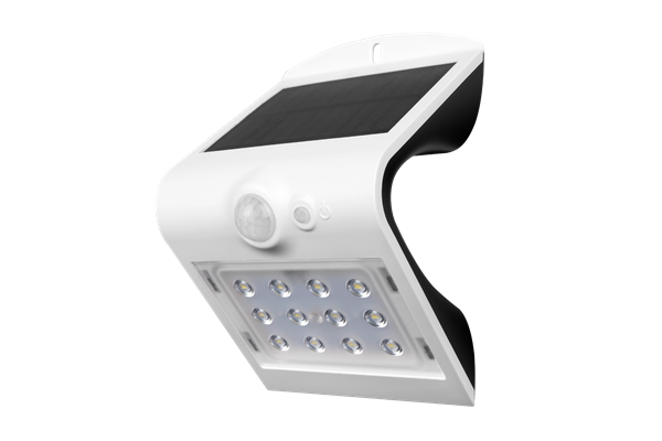  LED Solar-Wandleuchte IP65, 120°, 1.5W 220lm 3000K