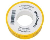 Gewindedichtband PTFE, 0,1 x 12 mm x 12 m DVGW