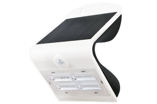  LED Solar-Wandleuchte IP65, 120°, 3,2W 400lm 3000K
