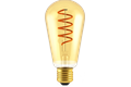  LED Vintage ST65, E27, 5W, 250lm, 1800K, WW