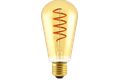  LED Vintage ST65, E27, 5W, 250lm, 1800K, WW