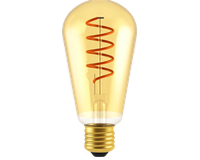 LED Vintage ST65, E27, 5W, 250lm, 1800K, WW