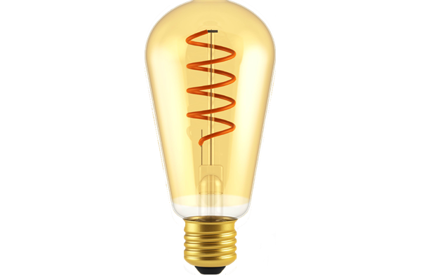  LED Vintage ST65, E27, 5W, 250lm, 1800K, WW