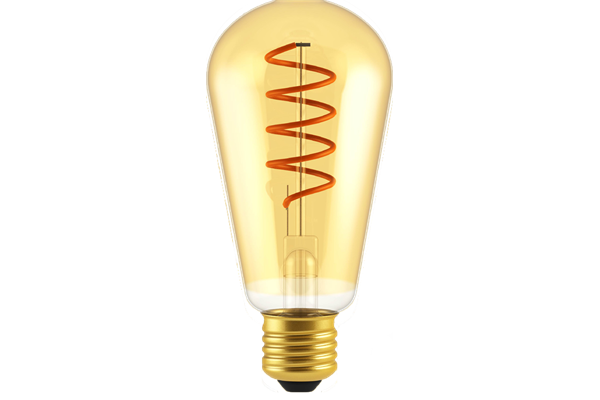  LED Vintage ST65, E27, 5W, 250lm, 1800K, WW