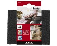 KWB Schleifschwamm, mittel, 125 x 100 x 10 mm, 3 St.