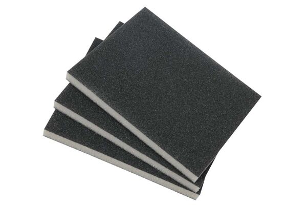 KWB Schleifschwamm, mittel, 125 x 100 x 10 mm, 3 St.