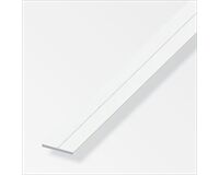 PVC Flachstange 23,5x2,0 mm, 1 m (weiß)