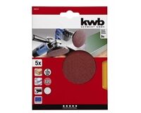 Klett-Haftscheiben Ø 125 mm, K 120, 5 St.