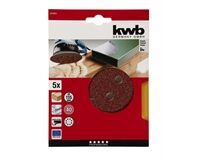Klett-Haftscheiben gelocht Ø 115 mm, K 40, 5 St.
