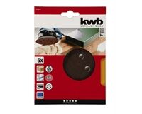 Klett-Haftscheiben gelocht Ø 125 mm, K 60, 5 St.
