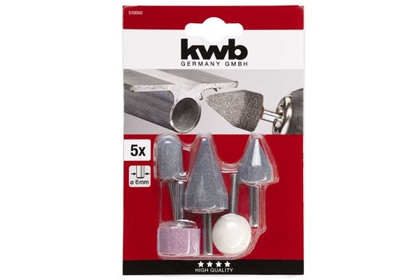  Schleifstift Set für Bohrmaschinen, 5-tlg.