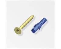 Stahl-Schrauben 3x30 mm - 10 St. (messing)