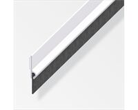 PVC Türdichtungsbürste 45mm, 1 m (weiß)