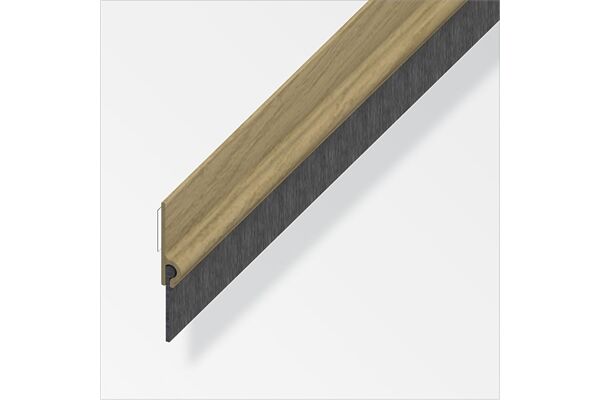  PVC Türdichtungsbürste 45mm, 1 m