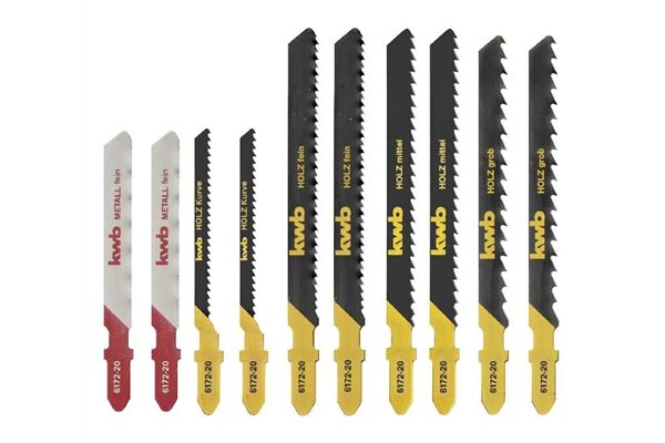  Stichsägeblatt-Set Metall/Holz, S20 Jigger, 10-tlg