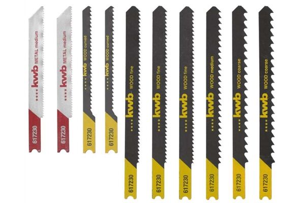  Stichsägeblatt-Set Metall/Holz, S30 Jigger, 10-tlg