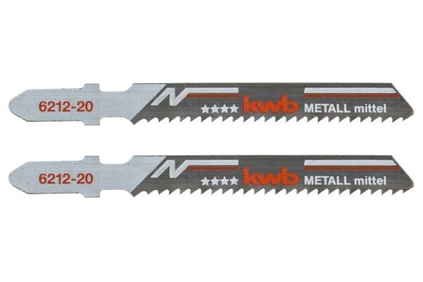  Stichsägeblätter Metall mittel 77 mm, 2 St.