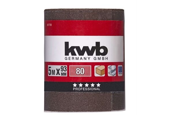  Schleifrolle Korund, 5 m x 93 mm, K80